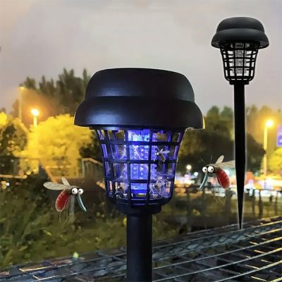Соларна лампа против комари - пакет от 2 броя, UV, 8-12 часа работа | SOLARBUZZ