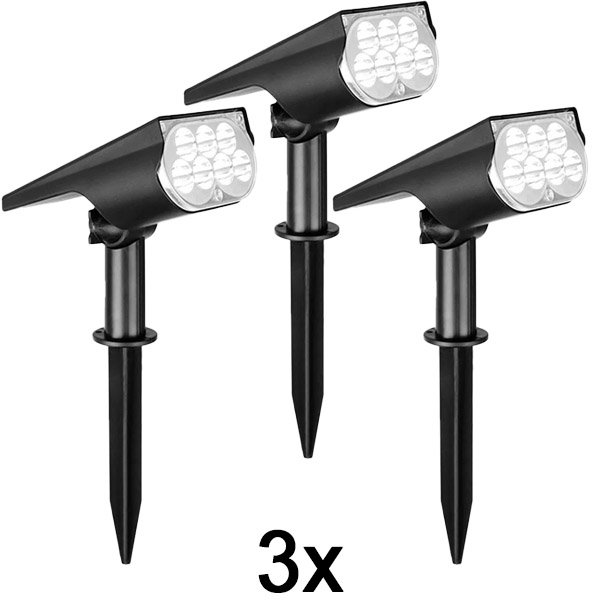 3x Външен слънчев прожектор | SPOTIKE