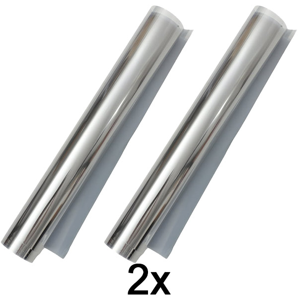 2x Самозалепващо се огледално фолио (45 x 200 см) | FOILBLISS